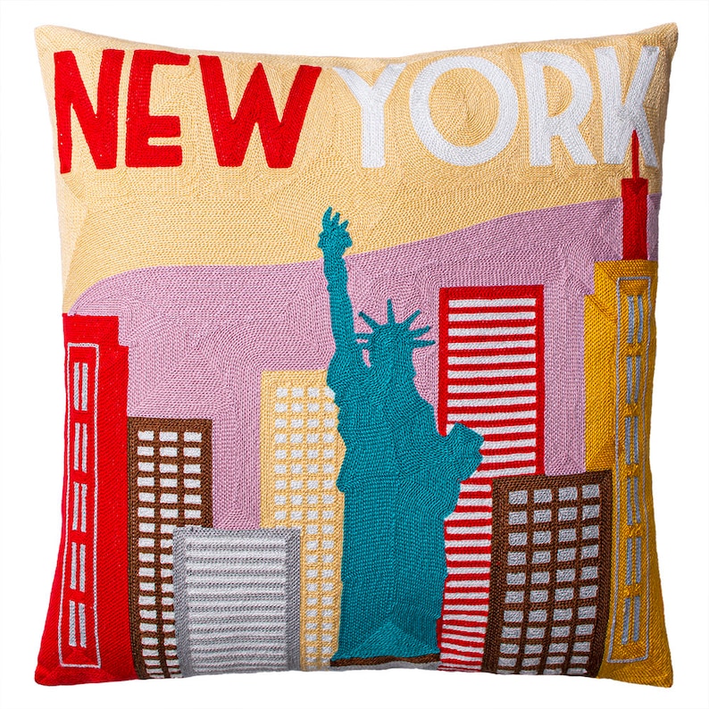 The Pillow Drop Needlepoint Cushion - Thumbnail 4