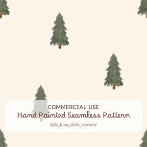 Weihnachtsbäume Muster Kommerzieller Minimalistischer Druck Aquarell Winter Geschlecht Neutral Weihnachtsbaum Minimal Nahtloses Muster