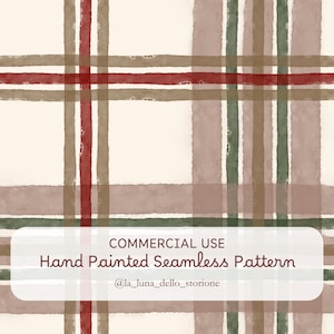 Kerst geruit patroon Commercieel gebruik ruitprint aquarel winter genderneutraal naadloze kerstruitpatroon