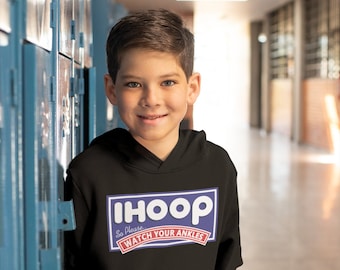 ihoop youth hoodie, trendy, basketball, gift idea