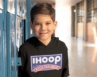 ihoop youth hoodie, trendy, basketball, gift idea