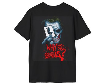 Joker T-Shirt - "Why So Serious?" Graphic Tee