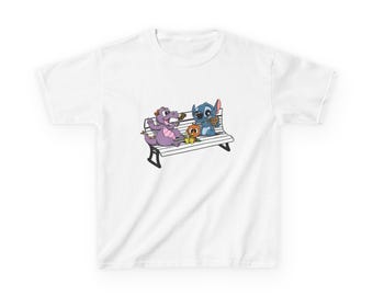 Camiseta infantil Figment, Orange Bird y Stitch