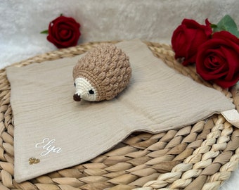 Personalized hedgehog comforter