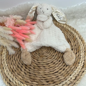 Personalized bunny comforter