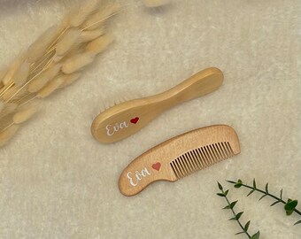 Personalized baby brush & comb