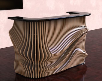 Modern Parametric-Style Reception Desk PR01-12MM