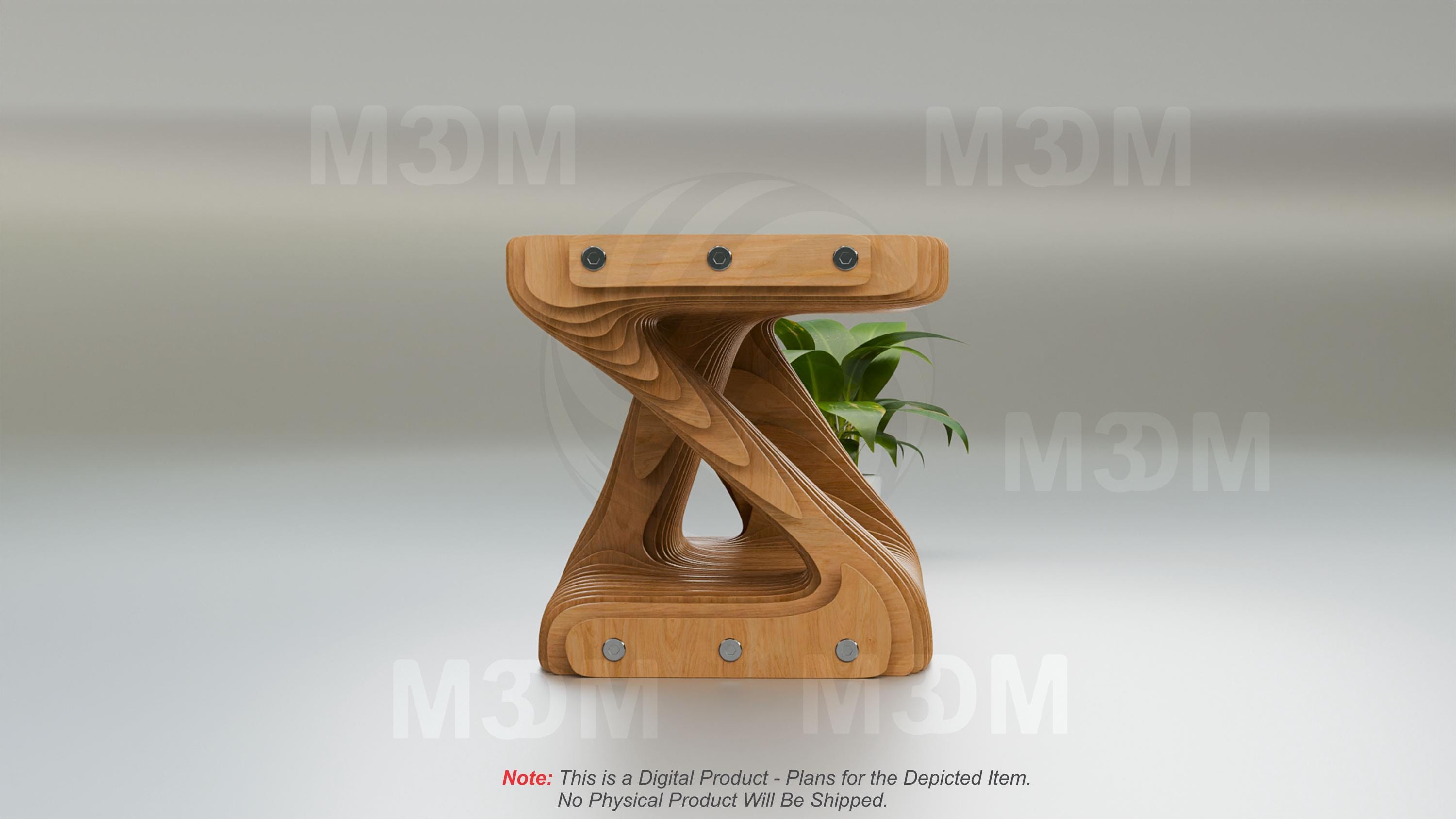 Parametric Style Bench-psb-002| CNC Router Files | Parametric Furniture ...