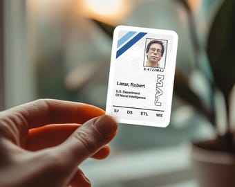 Bob Lazar S4 Access Badge Sticker Area 51 Security Card Majestic Top Secret Decal Waterproof Vinyl Knapp Water Bottle Yeti Stanley Laptop