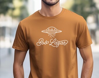 Bob Lazar UFO T-Shirt, Area 51 Flying Saucer Tee