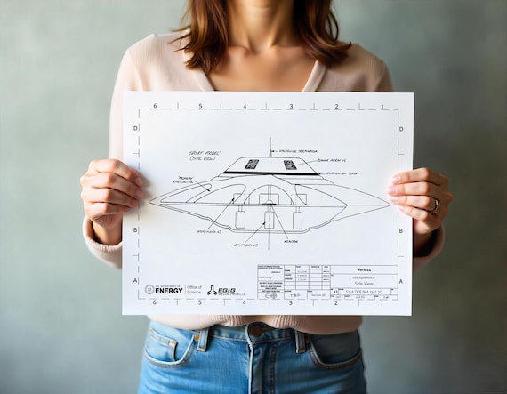 Unframed Bob Lazar Sport Model UFO Print UAP Schematic 12 X 16 Matte Paper  Wall Art Alien Spacecraft Blueprint Area 51 Gift UFO Wall Decor - Etsy  Canada