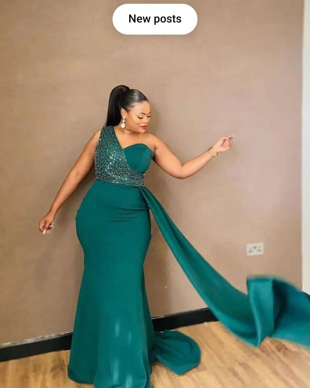 Emerald Green Dinner Lace Asoebi Dinner Dress Green Prom Etsy