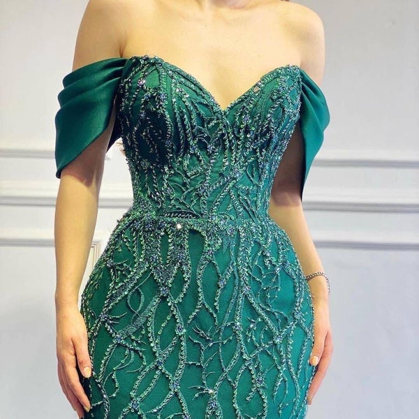 Shop Green Lace Dress - Etsy