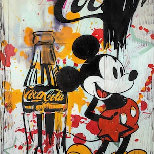 Immagine su tela fino a 75x100 cm, stampa su tela/carta per poster/moderna/stampa XXL/arte contemporanea/Pop Art/decorativa/USA