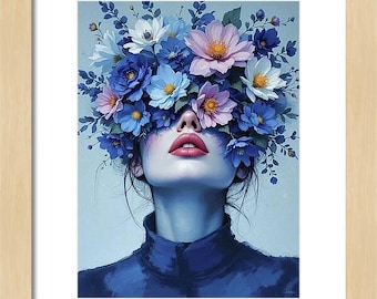 Ryoko 油彩画 女性像 花柄 il_340x270.6870141459_338m.jpg