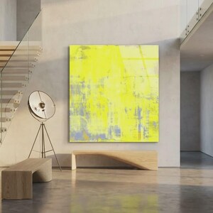 Abstract Game Urban Yellow Ultra HD Neon Colors up to 150 x 150 cm Design Pictures/Glossy/Decorative/ Acrylic Glass/XXL Wall Art/Modern Art image 9