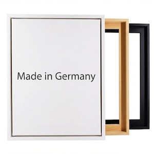 Handgefertigter Schattenfugenrahmen Weiß/Schwarz/Eiche, Montiert, Glasfrei, Für Leinwandbilder TOP Preis-Leistungs-Verhältnis,bis 200×200 cm