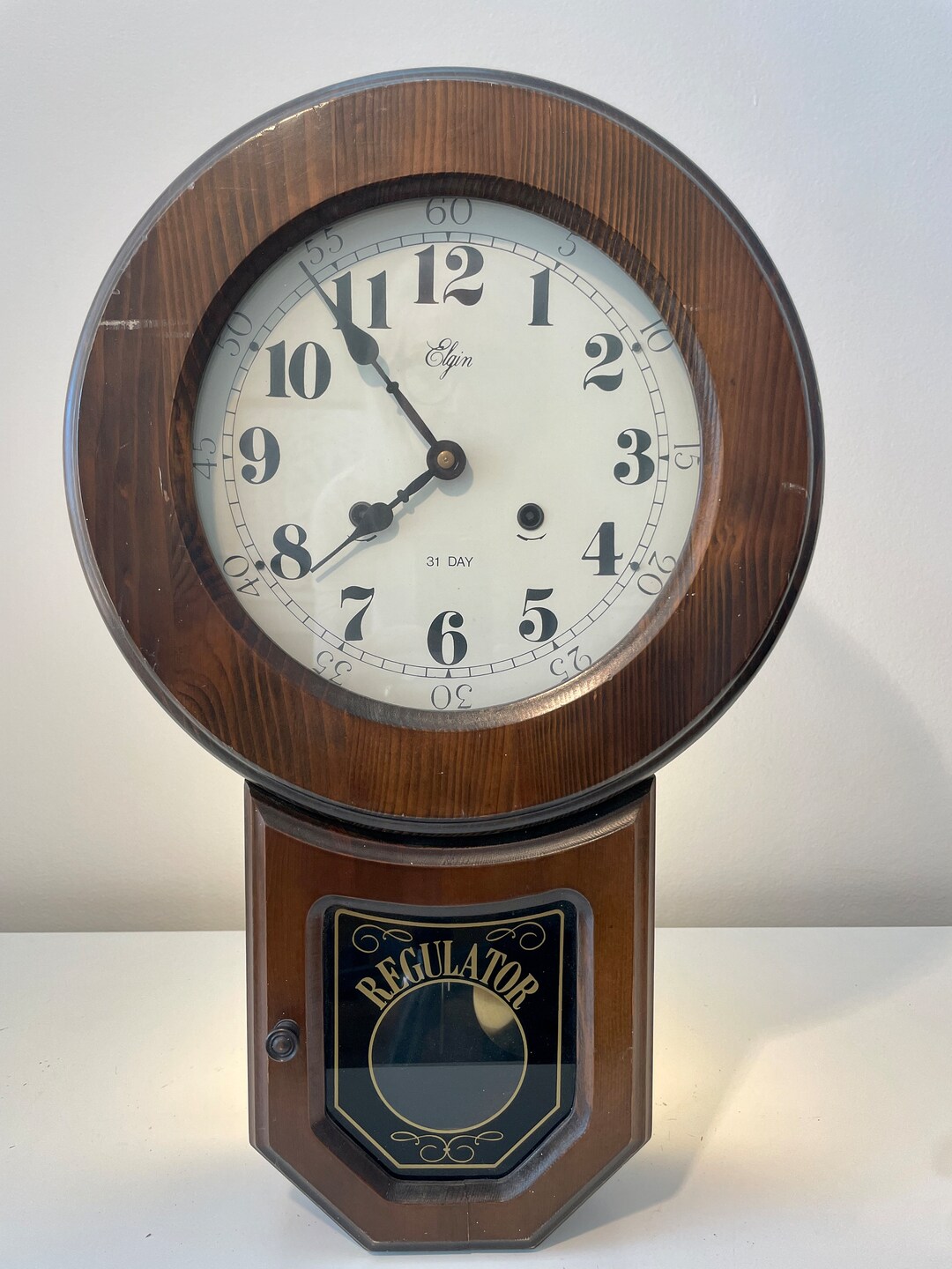 Elgin Wall Clock Etsy