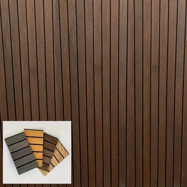 Real Wood Slats, Wall panels, Living Room decorations, Acoustic Wooden Slat, 3D Wall panels