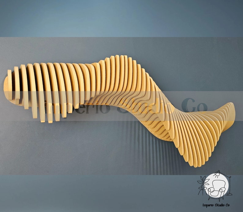 Parametric Shelf New Design Shelf Wood Wall Decor Art for Etsy