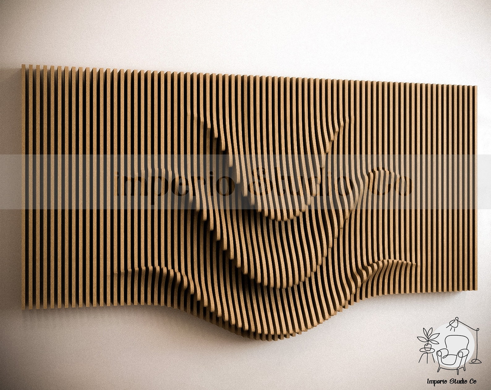 Parametric Wall Decor Art for Living Room or Office Etsy