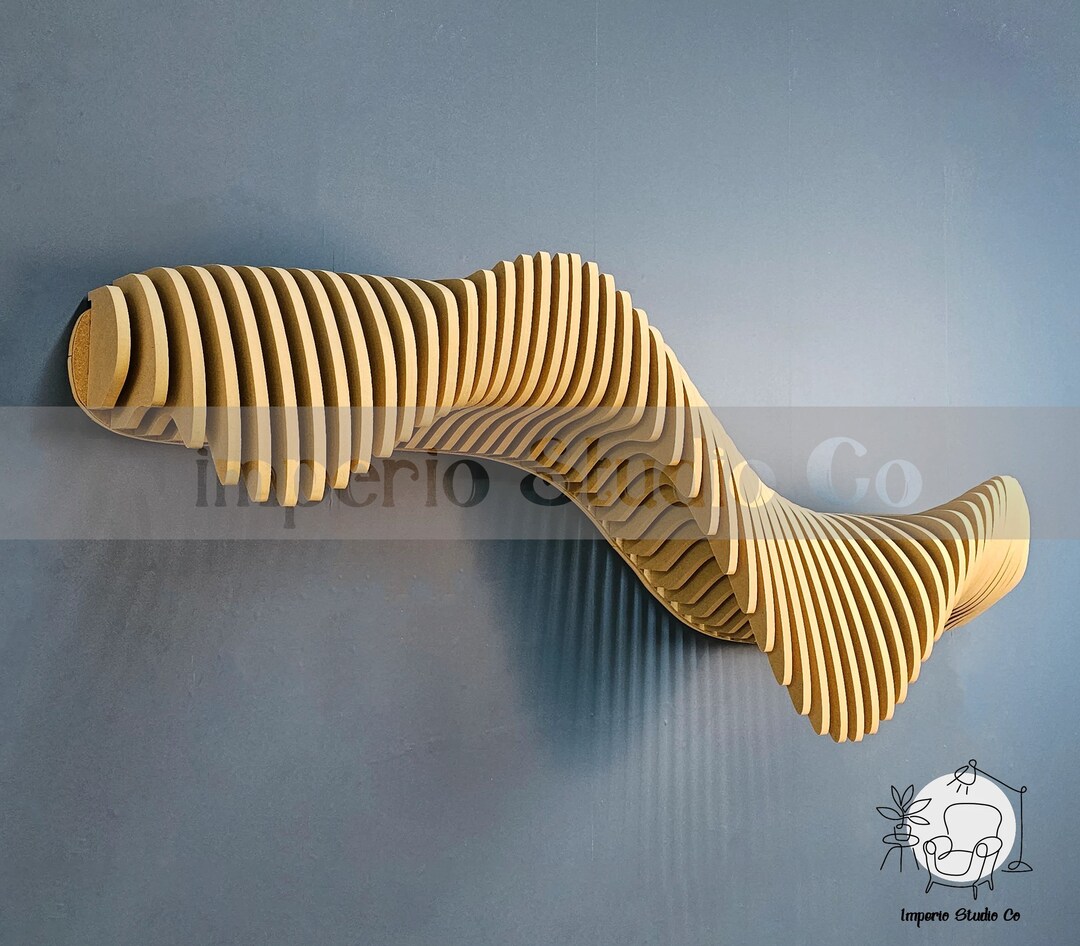 Parametric Shelf New Design Shelf Wood Wall Decor Art for Etsy
