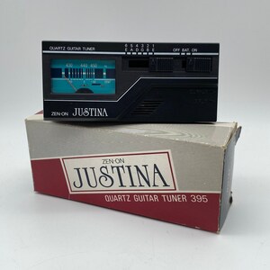 Justina Quartz Guitar Tuner Model 395 | Zen-on Vintage Justina Quartz Guitar Tuner Model 395 | Zen-on Vintage