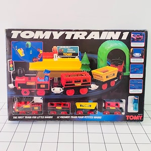 Rare Vintage Tomy Train 1 Set From the 1980s 80s Tomy Train Set in Original Box the First Train for Little Hands Sold as Is Etsy UK