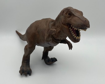 Reign Of The Dinosaur T-Rex Figure | Tyrannosaurus Rex 14 inch (35 cm) long Dino | Wow Wee International 1999
