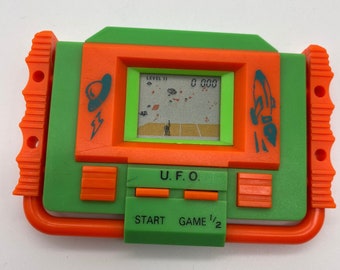 Retro UFO Handheld Game | Retro Gaming | Game & Watch | Tested and Works | LCD Card Game Watch Type | Mini Arcade | Quartz