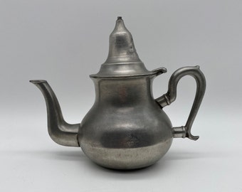 Antique Tuareg Teapot | African Pewter Teapot | Moroccan Berber Handmade Teapot from the Early Twentieth Century