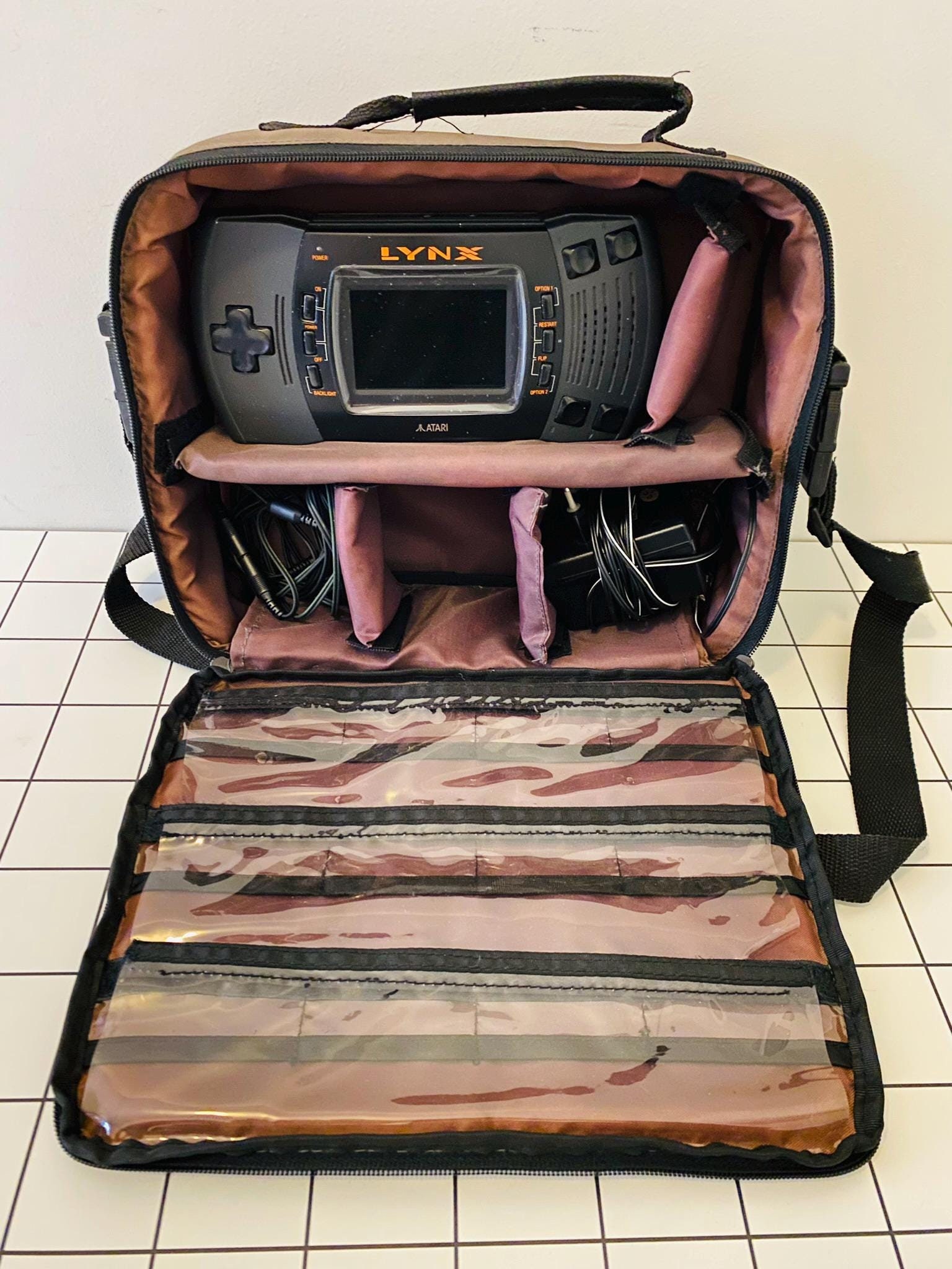 Atari Lynx 2 Handheld Console in Original Travel Case Atari Lynx II With Accessories Tested and Working Retro Game Console Etsy Canada