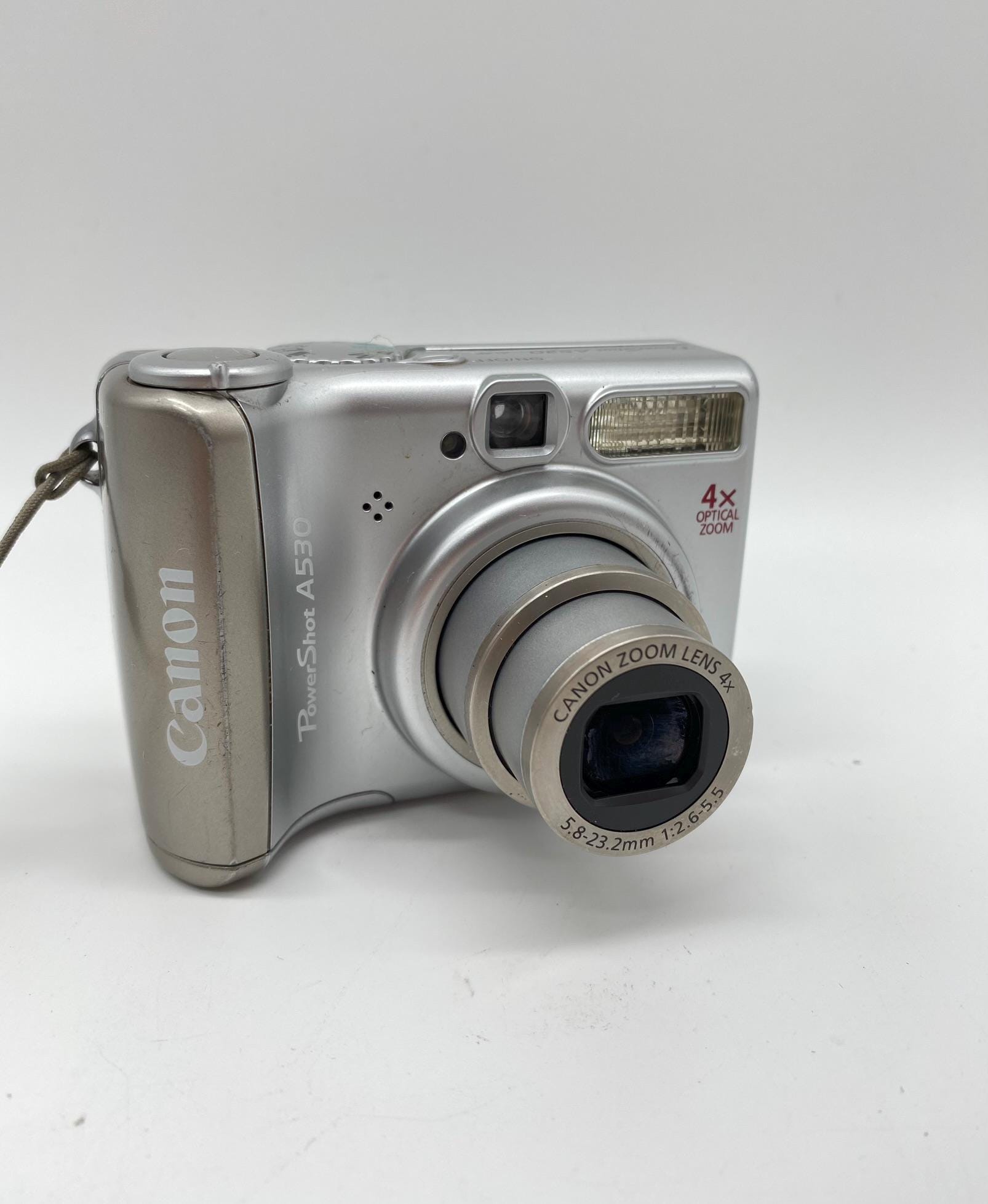 Canon PowerShot A530 5.8-23.2mm 1:2.6-5.5 コンパクトデジタルカメラ QD121-28 デジタルカメラ