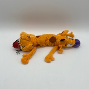 Vintage Cat Dog Stuffed Animal Plush | Nickelodeon Cat-Dog Plush Doll | 11 inch (28 cm) Long