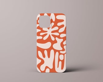 Coque iPhone Cool Boho Matisse pour iPhone 14 Pro Max 13 Pro Max 12 Pro Max antichoc, inspiré par le designer