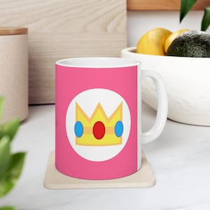Princess Peach Accent Coffee Mug 11oz