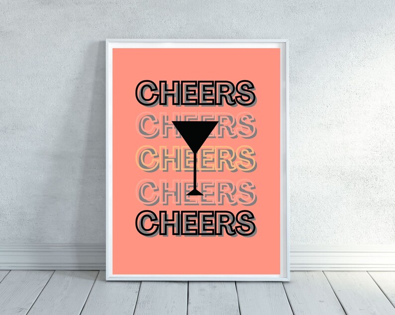 Set of 2, Digital Cute Wall Art, Dorm Room Decor, Home Decor, Printable