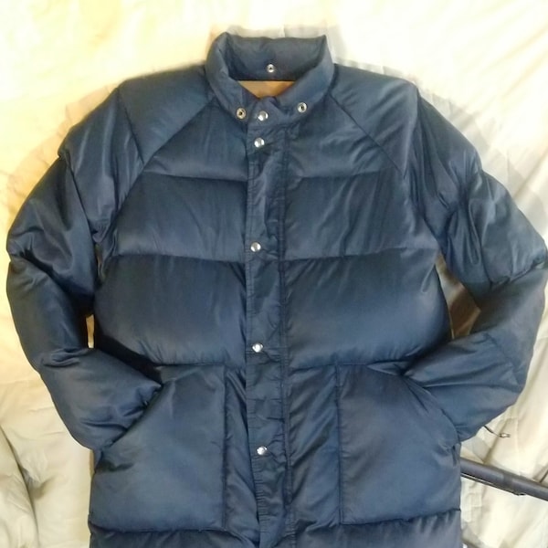 Rare 1960's Abercrombie & Fitch Puffer Prime Down insulation, large, durable Talon zipper, Detachable hood, 60 yrs old in like new condition