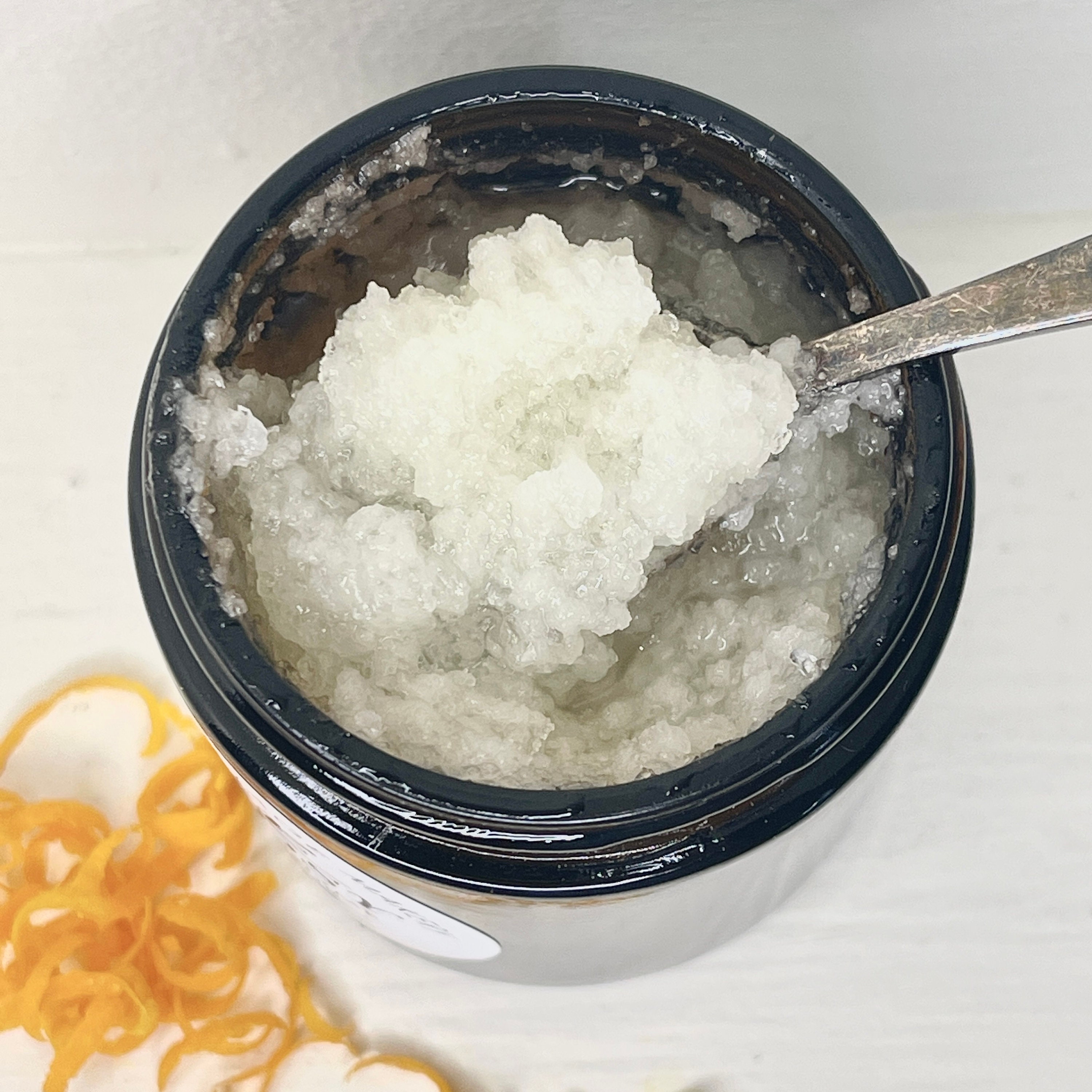 Handsy / Orange & Thyme Dead Sea Salt Hand Scrub Etsy