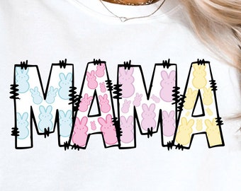 Easter Mama PNG, Digital Download,Retro png,Easter png,Easter sublimation,Trendy png,Mama bunny png,Mama designs,Digital Design,Happy Easter