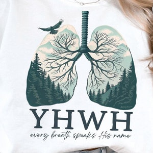YHWH Lunge Christlicher Png, Yahweh Png, Jeder Atemzug Spricht Seinen Namen Png, Hebräisch, Name Gottes, Christlicher Png Bibel Vers Png, Christian Sublime