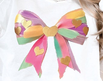 Easter Day Bow Brushstroke png PNG, Happy Easter Png, Bunny Bow Png, Retro Easter Png, Easter Bunny Png,Easter Shirt Design,