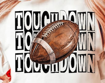 Touchdown Png, Football Mom Png, Retro Football Png, Sports Mom Png, Touchdown Png, Football Season Png, Sublimation Design