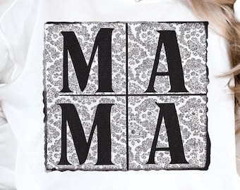 Lace Mama Coquette Png, Mama Png, Floral Mama Chinoiserie Png, Mama Varsity Png, Mothers Day Png, Gift for Mom, Lace Coquette Bow Png