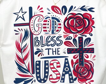 Gott segne Amerika, 4. Juli png, christlicher religiöser Glaube, Rot-weiß-blau USA 4. Juli, Unabhängigkeit patriotisch