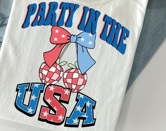 Party in The Usa PNG,  4th Of July Png, Fourth Of July Png, America png, 4th of July, Independence Day, Sublimation Designs