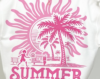 Retro Summer PNG Retro Summer shirt Png Summer Png Beach retro Png Summer break Png Beach Shirt Sublimation