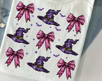 Halloween Witch coquette png, Coquette Bow Halloween png, Halloween png, Skeleton png, Spooky Season png, Coquette png, Sublimation pngs