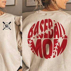 Baseball Mom PNG/SVG - fronte e retro, Baseball Mom, Baseball Svg, Baseball Mom svg