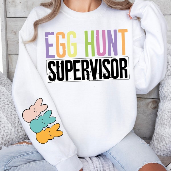 Egg Hunt Supervisor SVG PNG, Happy Easter Svg, Easter bunny Svg, Sunglasses bunny Svg, Cricut, Iron on file, sublimation png